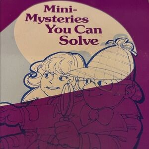Mini-Mysteries You Can Solve Book vintage